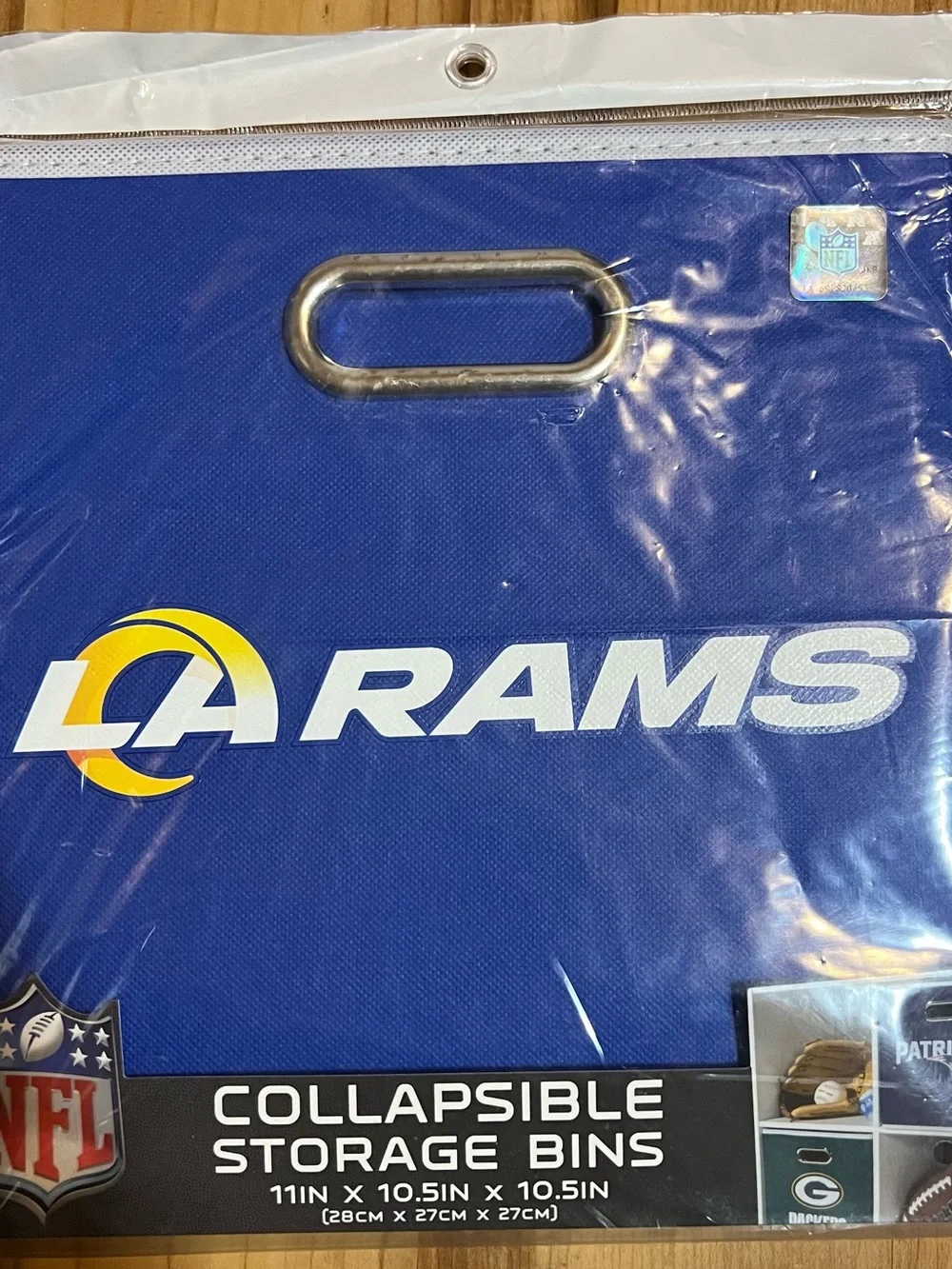 NFL LA Rams collapsible storage bin